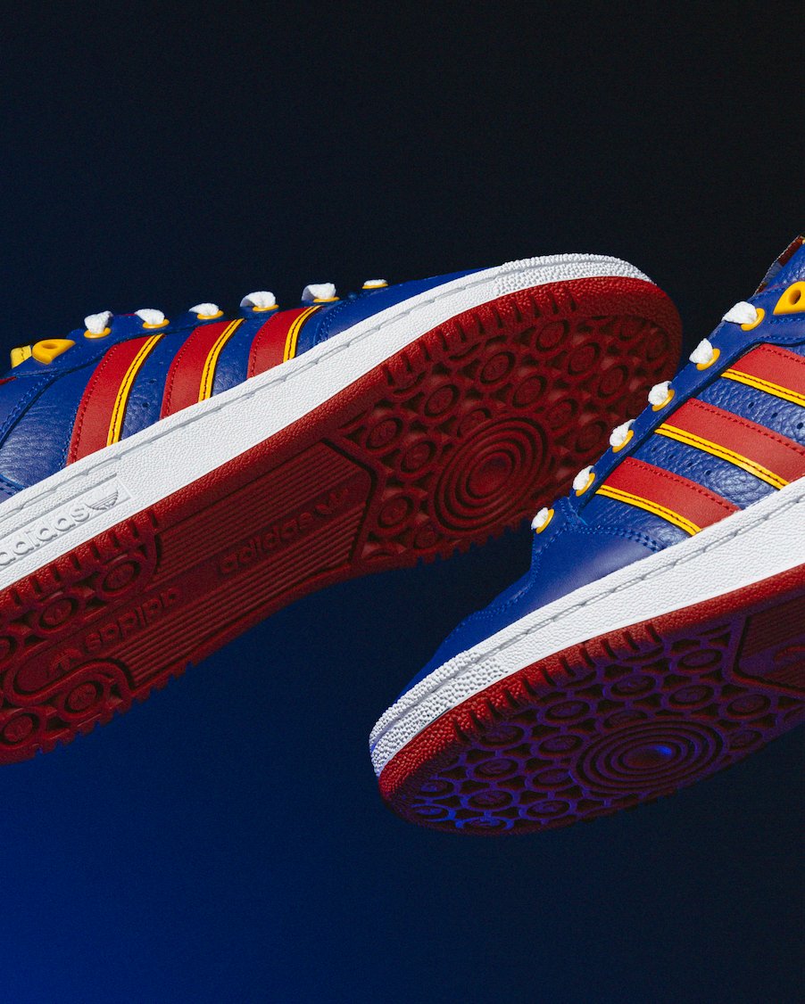 KUAthletics's tweet photo. Jayhawks, it's time for some new kicks 🔥👟 

The Kansas Centennial RM coming this Friday, November 1st! 👀

#RockChalk | #ADIDASBASKETBALL | @ADIDASBASKETBALL https://t.co/9QtV9BZidh
