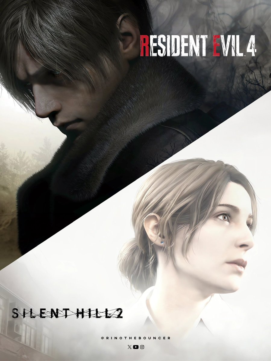 RinoTheBouncer's tweet photo. Which one was better game?🚀

✅Resident Evil 4
✅Silent Hill 2

Let’s go!😎 #REBHFun https://t.co/jIHUJYT7Gb