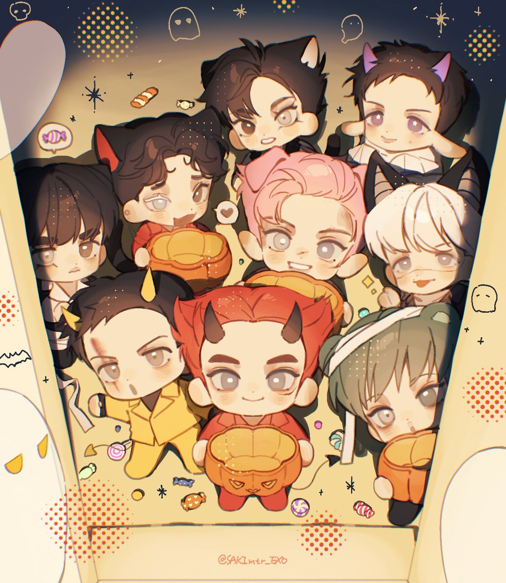 Trick or Treat！🎃👻
#EXO