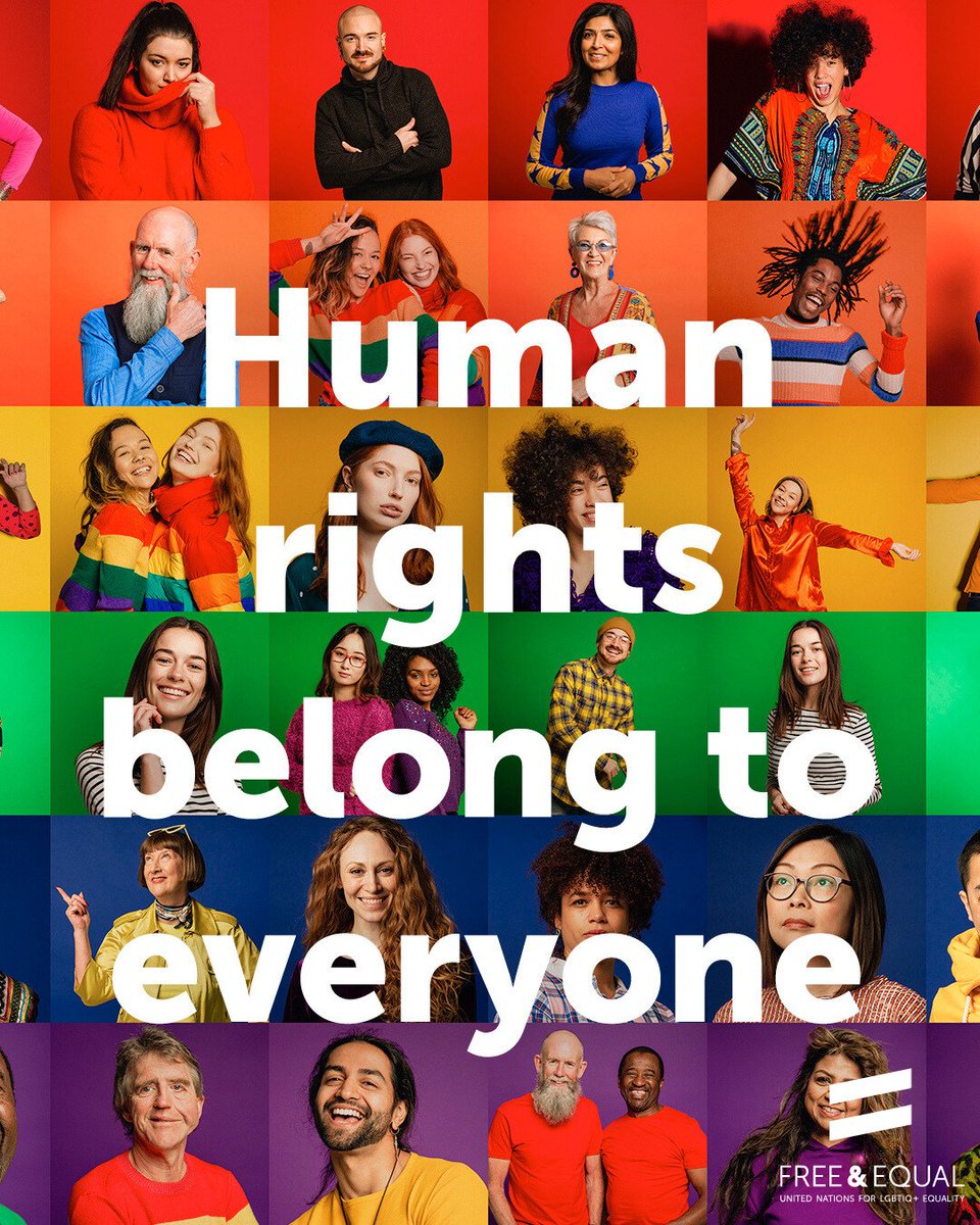 Human rights belong to everyone – no exceptions! #LGBTIQ+ #equality
