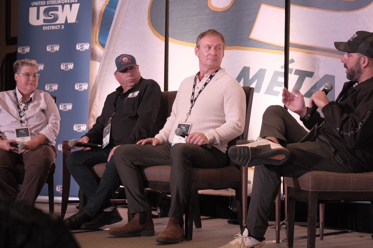 The second panel discussion today focused on negotiating stronger contracts. Moderator Cindy Lee (USW Staff) asked the panelists about their bargaining experiences and the best practices that lead to significant wins.