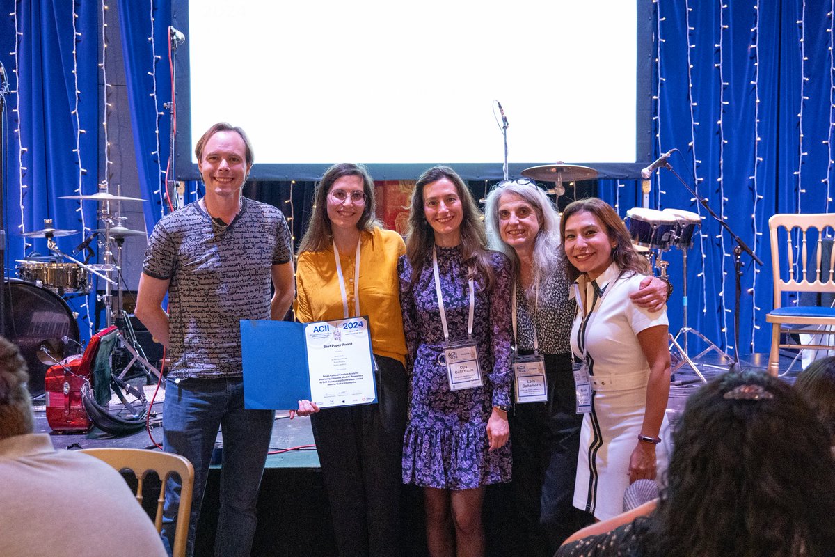 Institute for Experiential AI at Northeastern (@experiential_ai) on Twitter photo đ Congratulations to Research Scientist @shirandudy (pictured below), Postdoctoral Research Fellow <a href="/isabone/">Ibrahim Said Ahmad, PhD</a> and Principal Research Scientist <a href="/AgataLapedriza/">Agata Lapedriza</a> on their Best Paper Award in Affective Computing and Intelligent Interaction at #ACII2024! đ
Read about their research đ Congratulations to Research Scientist @shirandudy (pictured below), Postdoctoral Research Fellow <a href="/isabone/">Ibrahim Said Ahmad, PhD</a> and Principal Research Scientist <a href="/AgataLapedriza/">Agata Lapedriza</a> on their Best Paper Award in Affective Computing and Intelligent Interaction at #ACII2024! đ
Read about their research