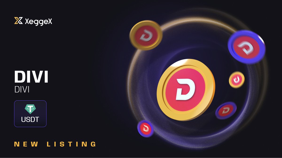 xeggex's tweet photo. Announcing the New Listing of DIVI (DIVI)
Available markets: DIVI/USDT
https://t.co/CwocoXlDLP
@DiviProject #newlistings  #USDT https://t.co/tIJuH0zw9M