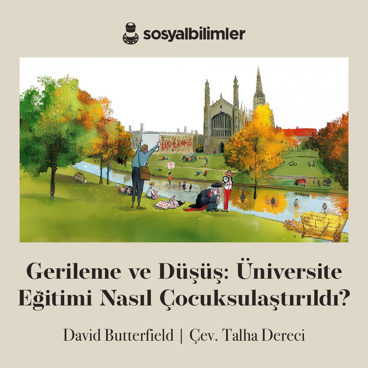 #YeniÇeviri | "Geçtiğimiz ay, Cambridge Üniversitesi’nde 21 yıl boyunca Klasikler üzerine çalışıp ders verdikten sonra istifa ettim. İşimi çok seviyordum. Ve tam da yaptığım işi sevdiğim, Britanya’da ve diğer yerlerde yüksek öğretimin mükemmelliğini korumaya yürekten inandığım