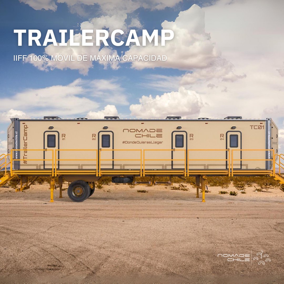 nomadechile's tweet photo. Con un enfoque en la movilidad y eficiencia, en Nómade Chile ofrecemos soluciones de #IIFF Móviles listas para los entornos más complejos y exigente.

#TrailerCamp &amp; #QuickCamp

📣🆕 ¡Atentos!
Un nuevo integrante se unirá pronto a la familia Nómade ➡️ https://t.co/gcr5EuQ1ve https://t.co/YHFcoXxLtH
