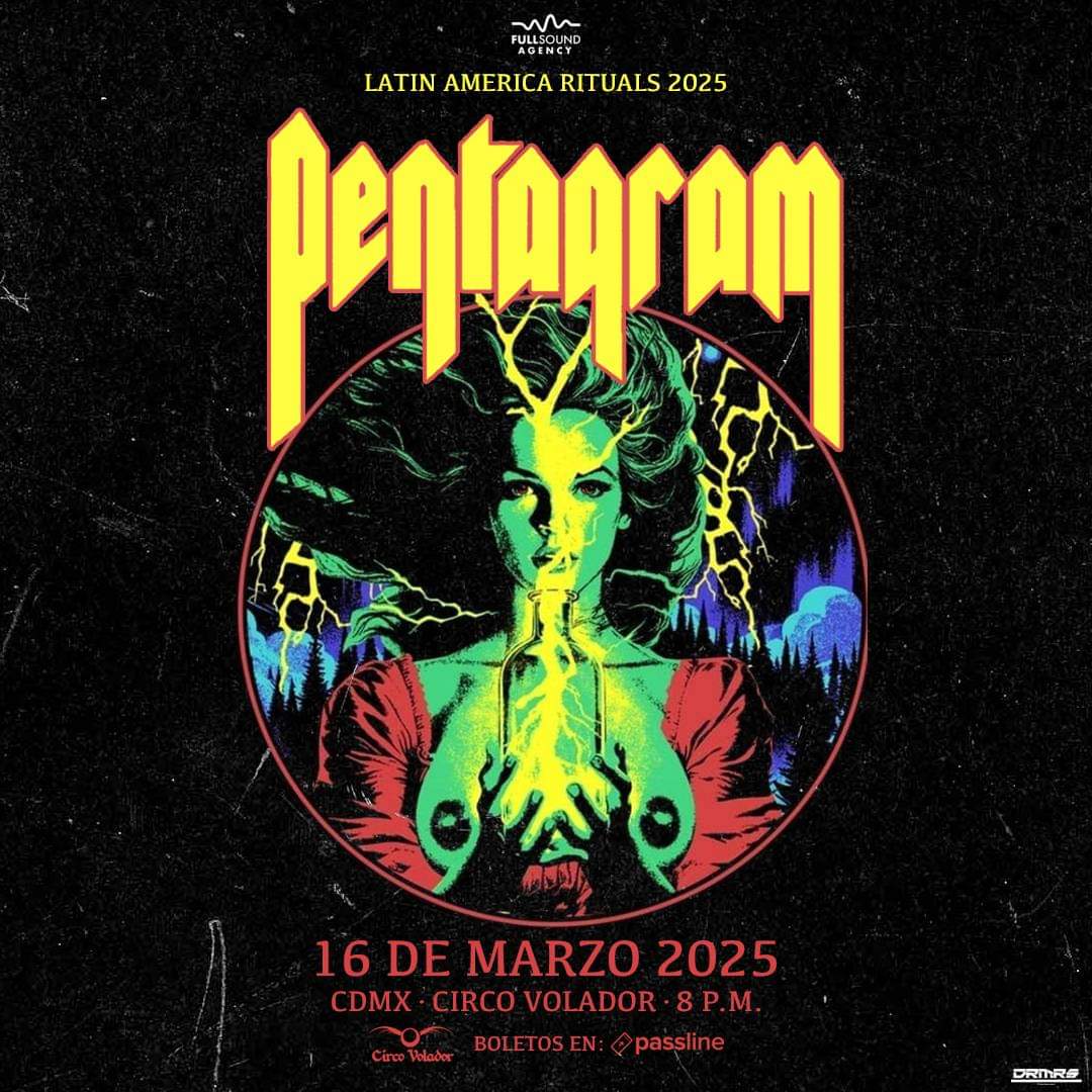 La banda #pentagram regresa a nuestro pais! 

16 de Marzo, Circo Volador.

Boletos en <a href="/PasslineMexico/">Passline Mx</a>

#TattoajeRecomienda
