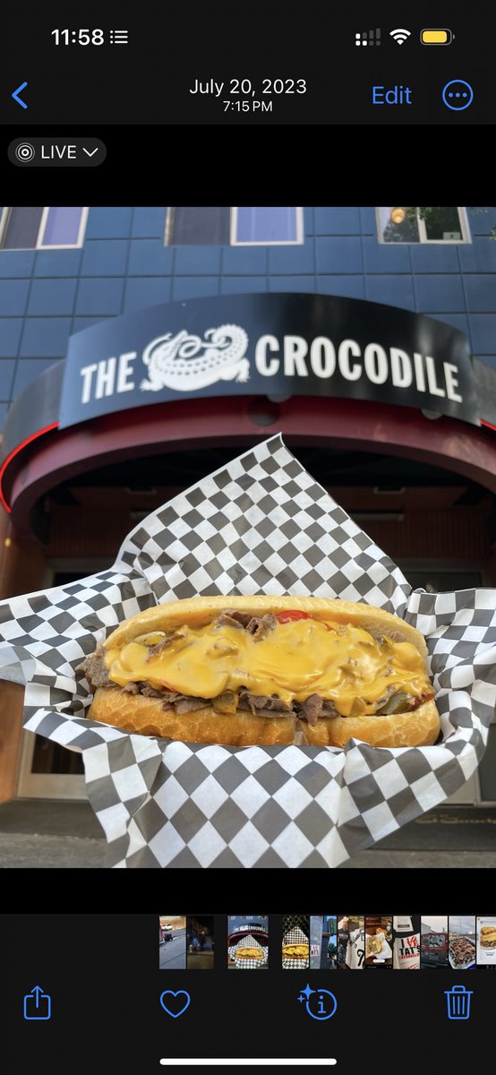 The last few days of Rocktober are here at The Croc 🐊 Grab Tat’s Deli for dinner 7 nights a week (6pm-midnight) at their @here_after_belltown lounge in Belltown! No ticket required to eat in their dining area 🎟️