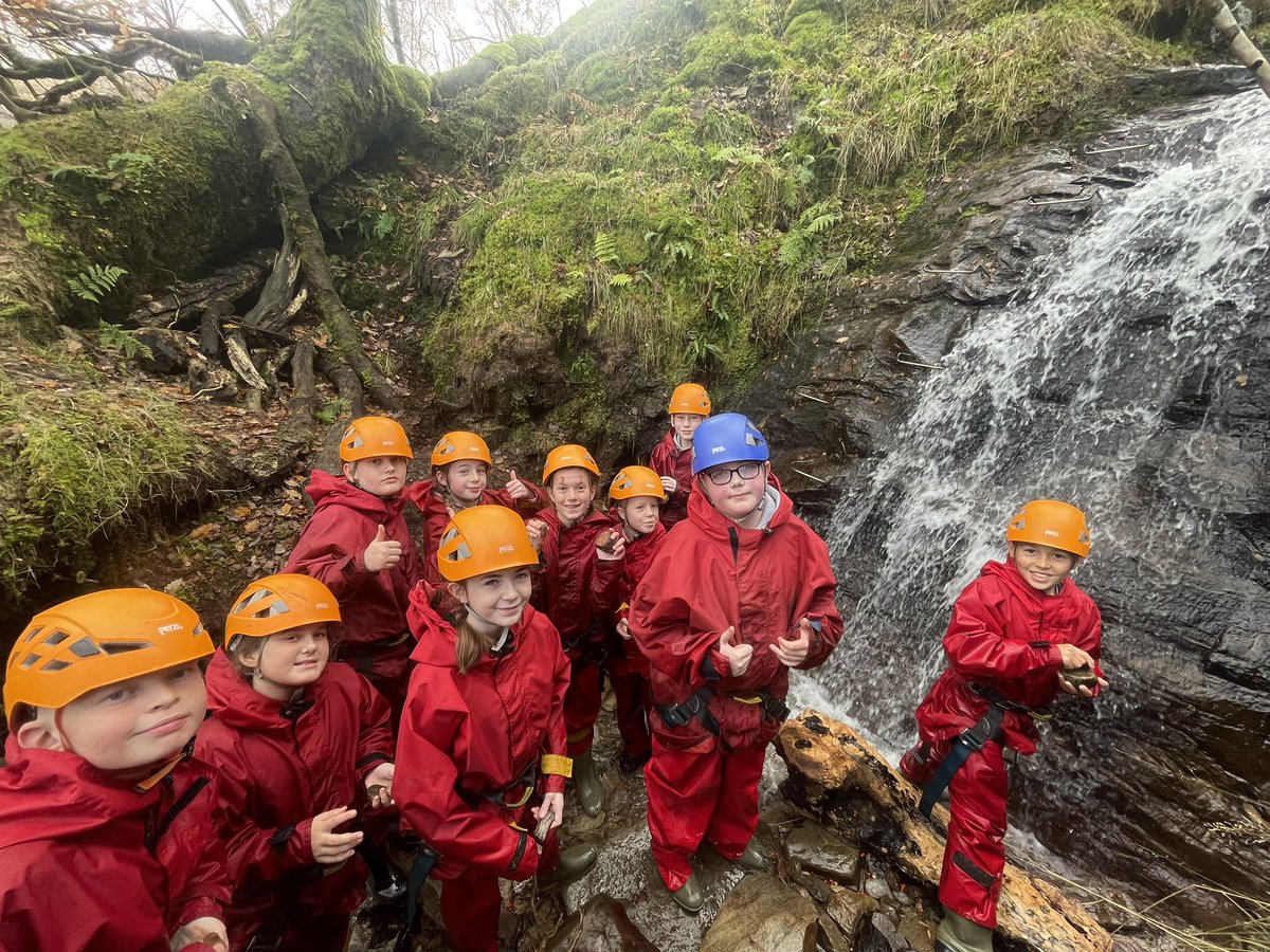 MurrayburnP's tweet photo. Group 4 - Gorge walk and high ropes for group 4 today! Great to see lots of challenging ourselves and helping each other! Think we might be close to running out of dry clothes though! 😂 https://t.co/3RK4KbYXL1