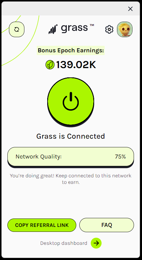 dltconnects's tweet photo. @getgrass_io I just got some issues in my desktop node, I was about 139K earnings, sudenly went into 62K, without claiming at all... any help pls... https://t.co/td91URoypk