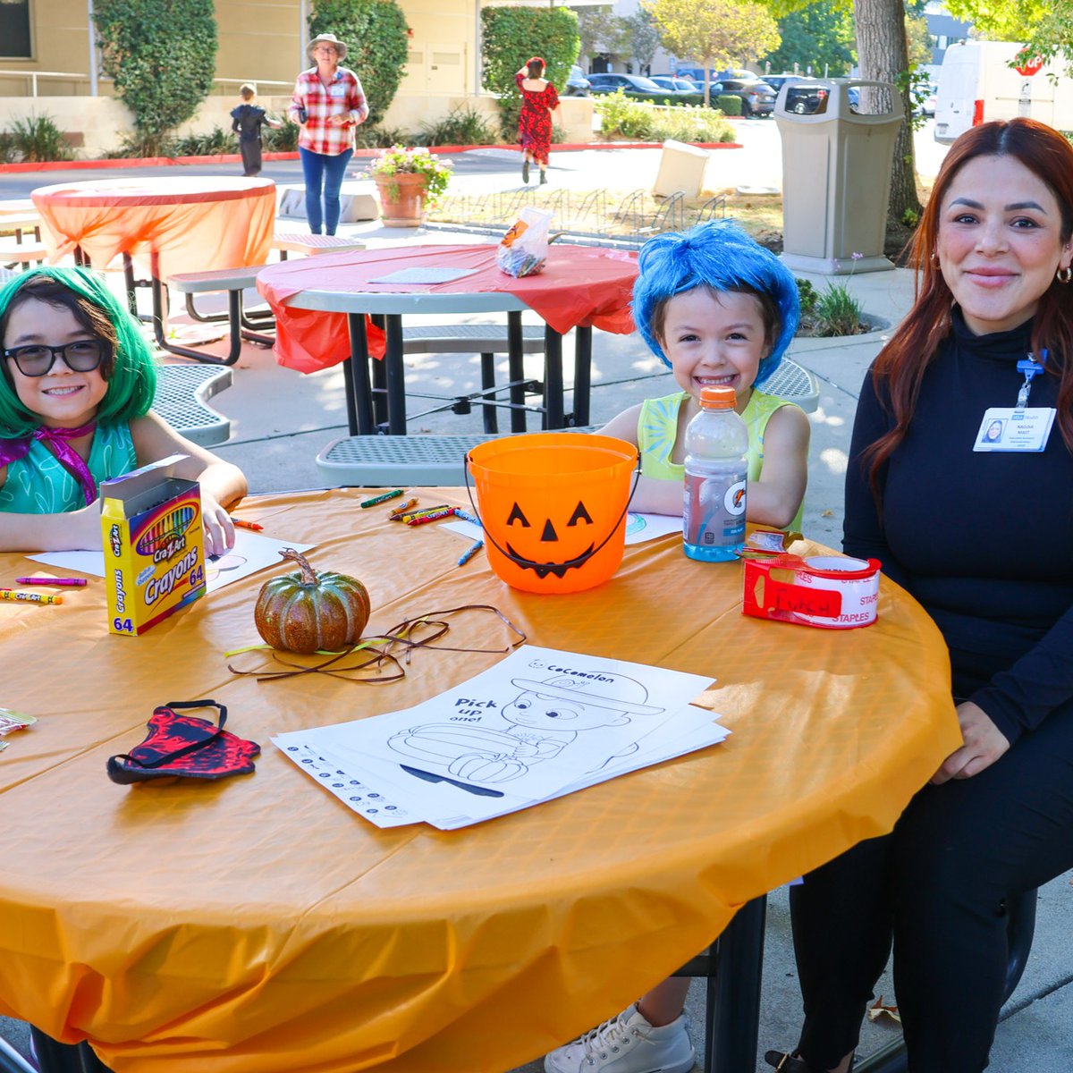 UCLAMCH's tweet photo. Trunk or treat! 🎃 Multiple departments at UCLA West Valley Medical Center created a festive space for the 3rd annual Burn Center Halloween event for burn survivors. The atmosphere was buzzing with excitement! https://t.co/rJaUm2CsSH