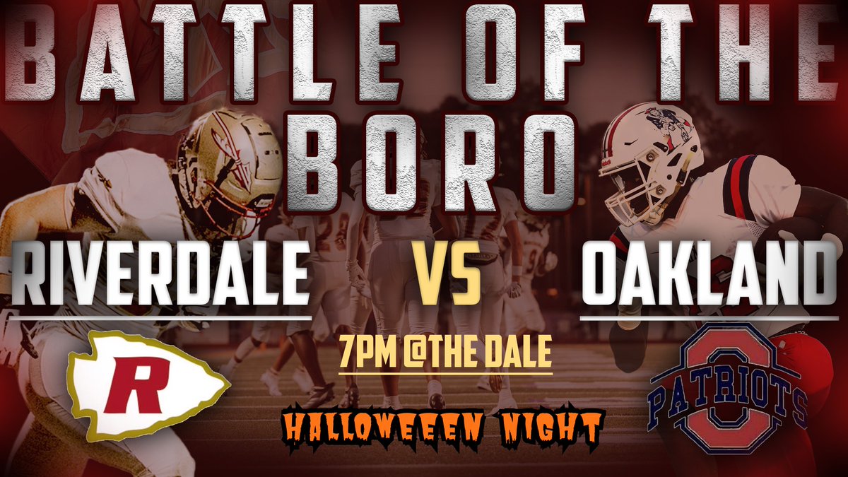 RHS_SID's tweet photo. Spectator Information for #BattleOfTheBoro #HalloweenNight
#BlackoutNight

Please read:

https://t.co/g0oBJw5b1v

@RHS_WarriorsFB @RHS_sports #arrowsup

@WGNSSportsRadio
@cecil_joyce
@MainStreetPreps @Mboro_Post https://t.co/1sn0PYQF2U