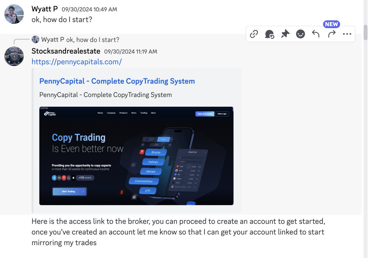 copperXminer's tweet photo. @stocksandreales https://t.co/uQTb3PROTZ
stocksandrealestate scammed me out of $27k in a ponzi scheme using https://t.co/hQ3bXNN12r
Do not copy trade or send him money! https://t.co/aiJ1gAeK1E