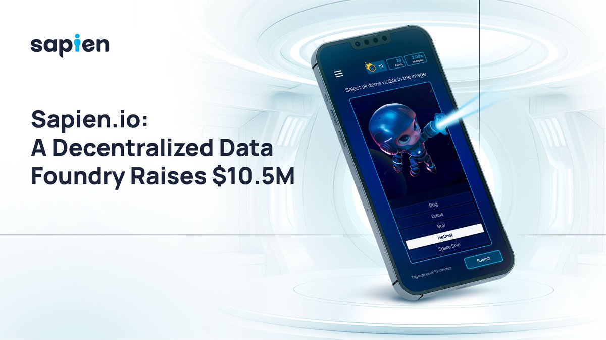 BuildOnSapien's tweet photo. We’re thrilled to announce our $10.5 million in seed funding, led by @variantfund 🎉

The Sapien network now spans 70 countries and is growing 50% MoM with help from onchain partners like @worldnetwork and @YieldGuild. 🌎

Read the Full Story: https://t.co/P2XtYYsGhP https://t.co/sRSnndwsMA