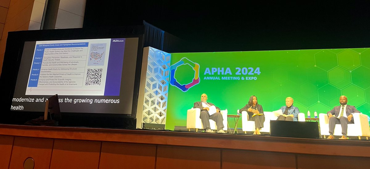 We’re proud to be in partnership with other orgs working towards strengthening the #publichealth system, infrastructure, and workforce. #APHA2024. See our Blueprint report for the necessary action steps. tfah.org/report-details…