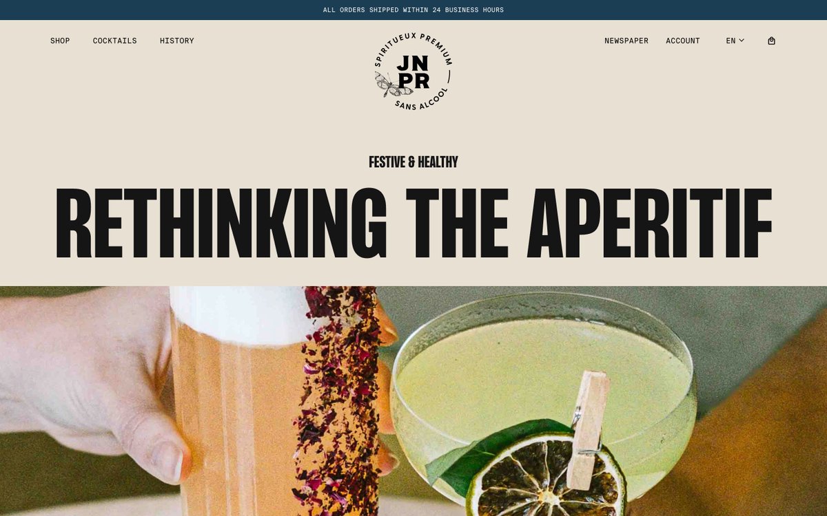 JNPR Spirits by @numbered_studio → maxibestof.one/websites/68858…