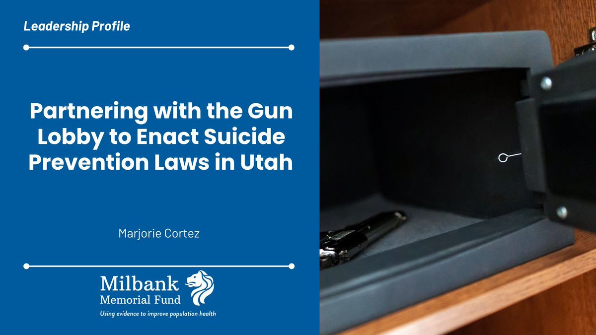 Milbank Memorial Fund & The Milbank Quarterly (@milbankfund) on Twitter photo Find out how Rep. Steve Eliason has sponsored than 60 pieces of successful legislation designed to prevent suicide and improve gun safety and behavioral health care in Utah. buff.ly/3C8n3V9 CC <a href="/steveeliason/">Steve Eliason</a> Find out how Rep. Steve Eliason has sponsored than 60 pieces of successful legislation designed to prevent suicide and improve gun safety and behavioral health care in Utah. buff.ly/3C8n3V9 CC <a href="/steveeliason/">Steve Eliason</a>