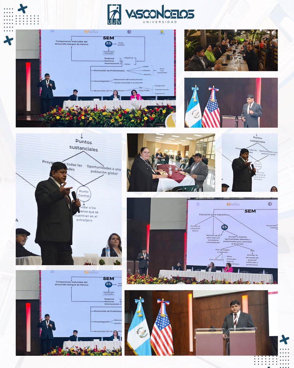 UJV_Dgo's tweet image. Trabajando por la comunidad migrante en EE.UU., el Dr. José Germán Lozano Reyes, académico de la @SEED_Dgo  y de la Universidad José Vasconcelos, participó en la III Cumbre Migratoria 2024 en Guatemala. Consolidando alianzas con entidades de 19 países.