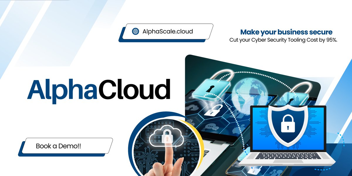 AlphaScale_'s tweet photo. Say goodbye to cloud  chaos and hello to streamlined operations, airtight security, and  smarter cost management with AlphaCloud's CNAPP solution! 

#AlphaScale #AlphaCloud #CNAPP #CloudSecurity https://t.co/7dtjJ0jx3N