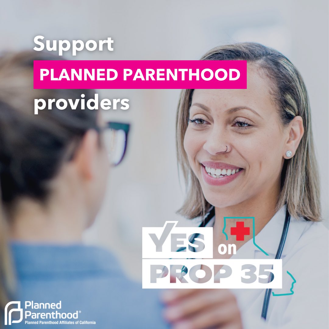 Planned Parenthood health centers provide critical services like family planning, reproductive care, &amp; cancer screenings. 

#Prop35 will ensure PP health centers can continue providing essential care for everyone, no matter their income or background. Vote #YESon35! 

<a href="/VoteYes35/">Yes On Prop 35</a>