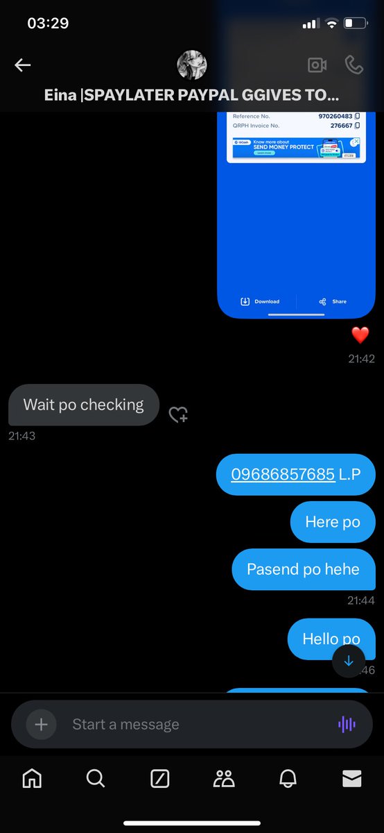 suminqtie's tweet photo. Beware of scammer @cartttt4oot7 ‼️‼️‼️nag tratrade daw pero after ma send hindi na mag rereply sana ma karma ka at pamilya mo https://t.co/OQuhGr0bgY