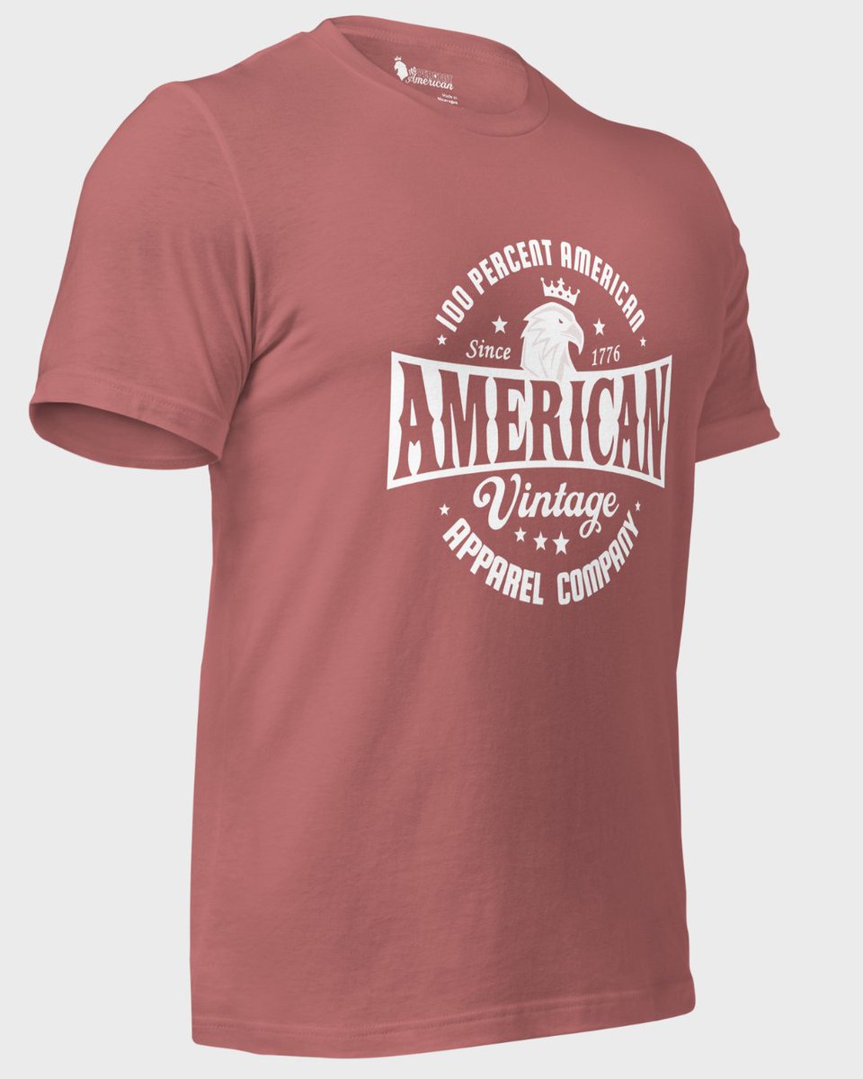 100PcentAmerica's tweet image. Patriotism looks good on you! 😎 Our shirts are designed for those who proudly stand for American values. Don’t miss out—shop the collection today!

Vintage - The Classic Collection 

#ProudPatriot
#ConservativeStyle
#100percentamerican
#clothingstyle
#tshirtdesign