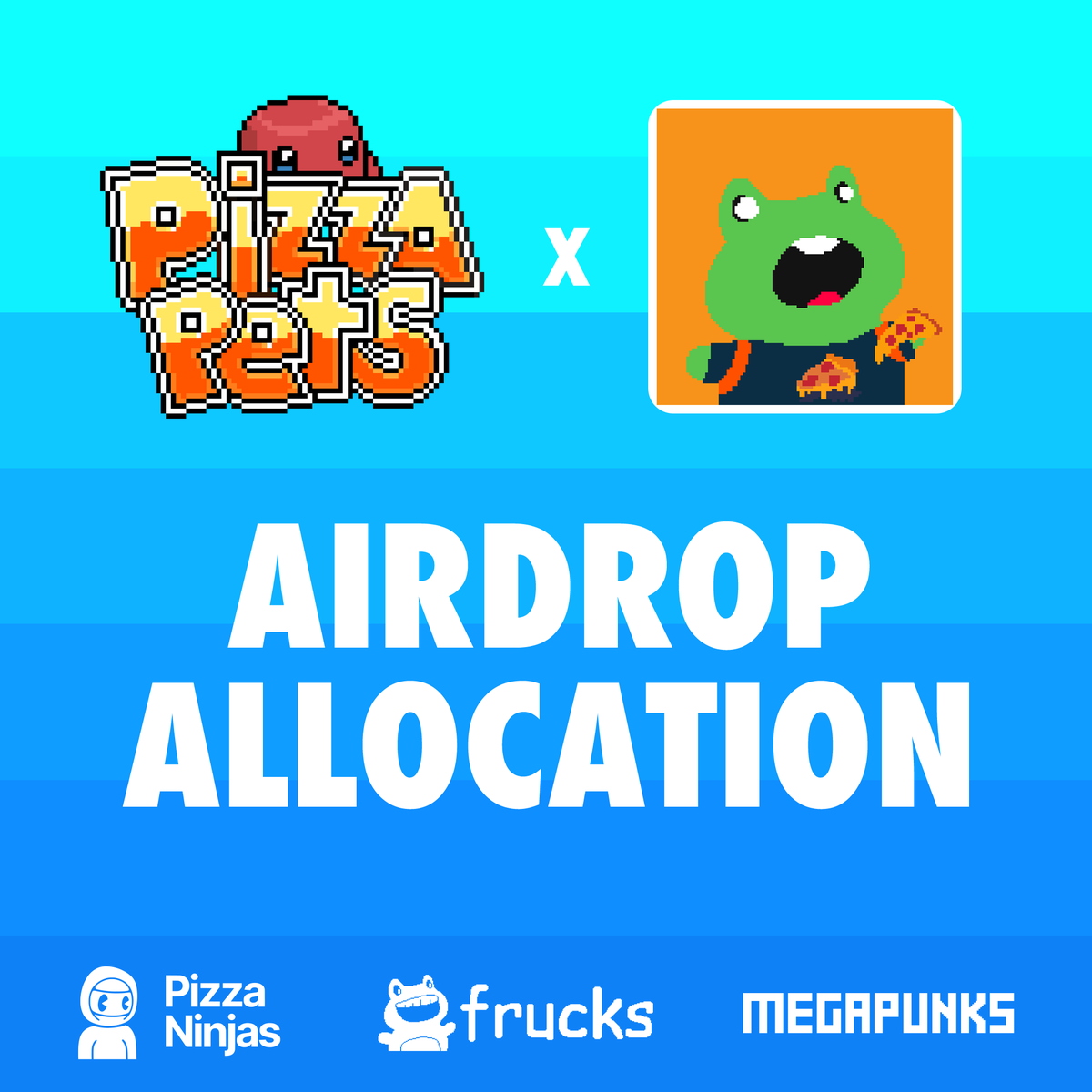 frucks (@frucksbtc) on Twitter photo GM Frucks 🐸+🍕= 🐕
We have secured an allocation for our community!
Thrilled to announce a collaboration with <a href="/Pizza_Ninjas/">Pizza Ninjas</a> & <a href="/MegaPunks_BTC/">MegaPunks</a> on their upcoming <a href="/Pizza_Pets/">Pizza Pets Game</a> airdrop.
Reminder that our giveaways are for verified holders in our discord.
discord.gg/pffHDXAqZq GM Frucks 🐸+🍕= 🐕
We have secured an allocation for our community!
Thrilled to announce a collaboration with <a href="/Pizza_Ninjas/">Pizza Ninjas</a> & <a href="/MegaPunks_BTC/">MegaPunks</a> on their upcoming <a href="/Pizza_Pets/">Pizza Pets Game</a> airdrop.
Reminder that our giveaways are for verified holders in our discord.
discord.gg/pffHDXAqZq