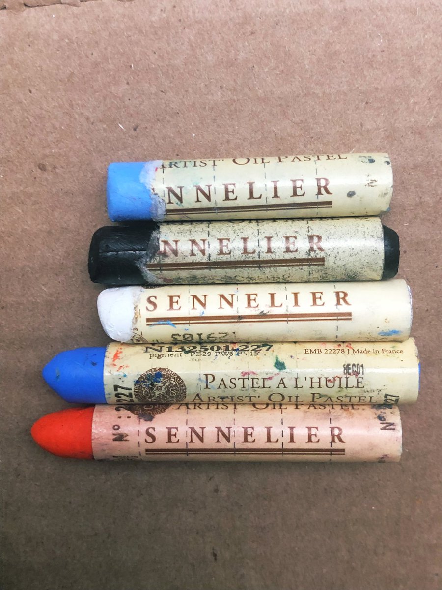 The painting                             The palette