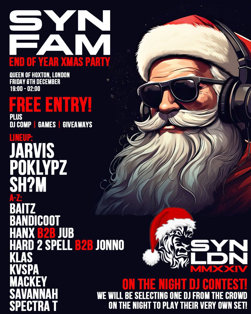 WORKS CHRISTMAS DO.

This is a free night to cap off an amazing year for us.

Tickets are limited so get them while they’re hot: tr.ee/iGB08G-oOu