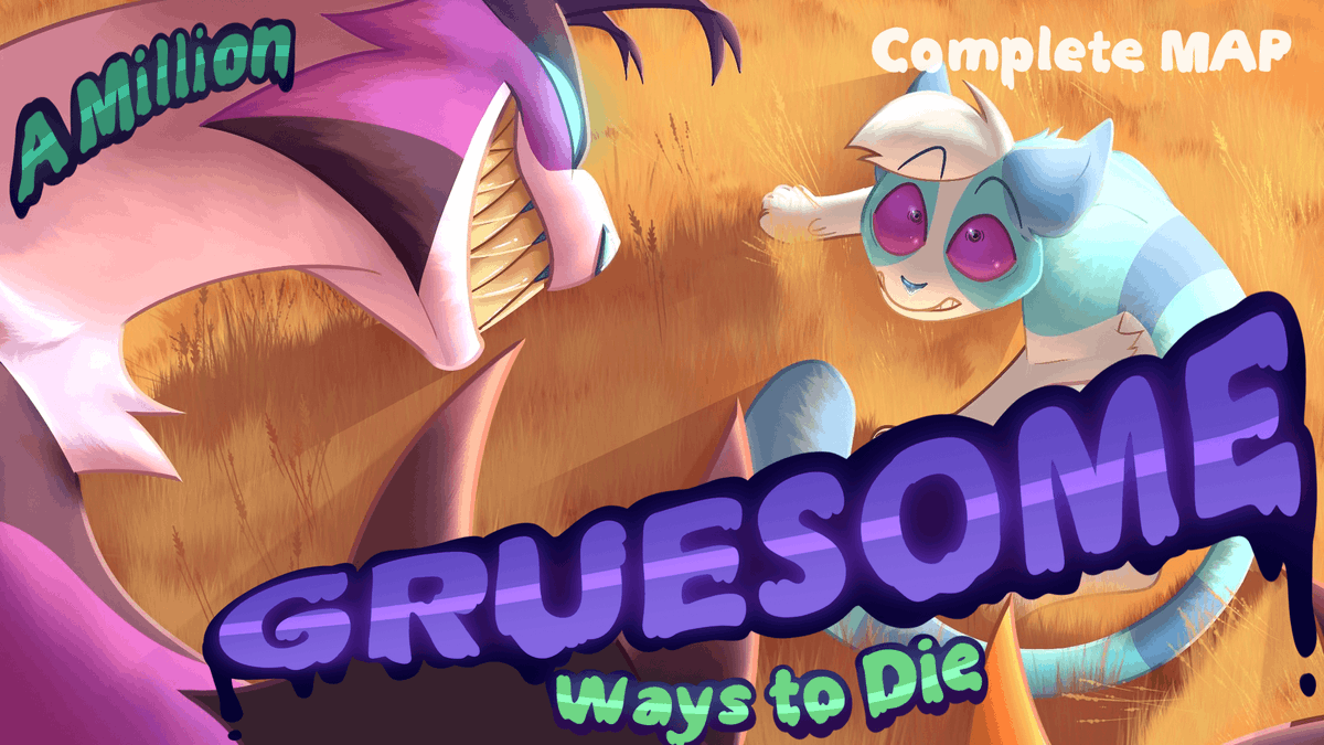 unicornicarts's tweet image. A MILLION GRUESOME WAYS TO DIE, my #multianimatorproject, airs TOMORROW at 8:30pm EST!!! be SO ready guys (link to premiere below)