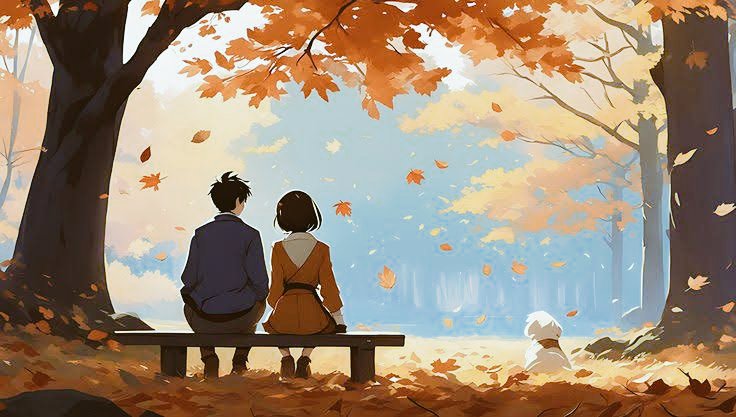 I spoke to the moon today 
A face so bright like the
light of heaven
Strokes of emerald 
decorated his eyes, majestic

God, I'm ready to unearth 
his soul 
But his heart still sobs in blue
waiting to be ruby again 

I guess I'll wait for the autumn 
Let the love become his song.