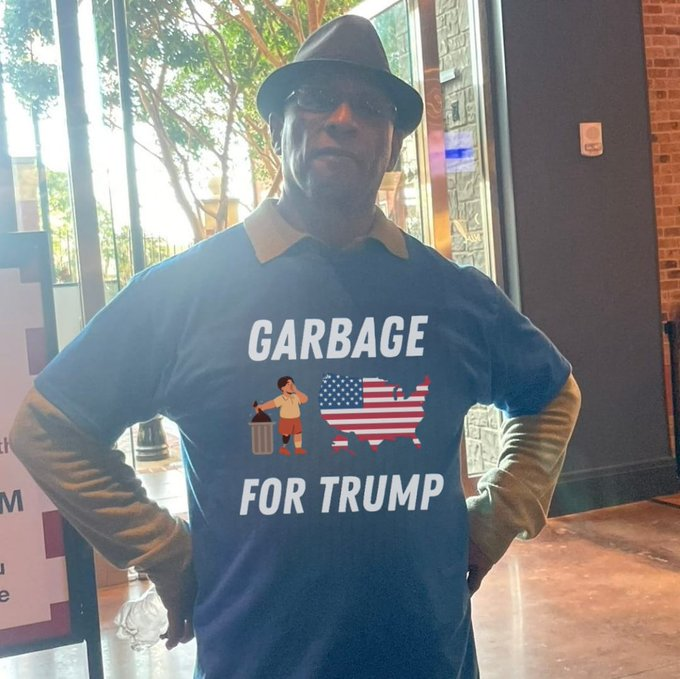 judymorris3's tweet image. The tee shirts are out #GarbageForTrump
