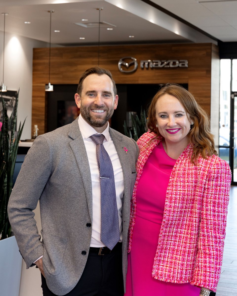 My sister Megan &amp; I are proud to continue the legacy of our grandmother, Laura Bush, who was a breast cancer survivor. Every Thurs <a href="/tombushmotors/">Tom Bush Motors</a> employees wear pink &amp; we support charities throughout the year like @TheDonnaFoundation and The RITA Foundation. 💪

#PinkRibbonDriven