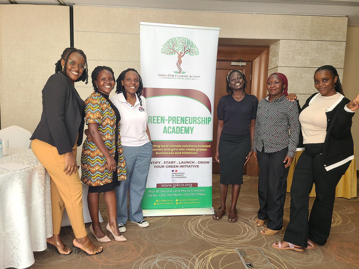 KSharnOcola's tweet image. It&apos;s always wonderful to join #ClimateActivists, especially women. Today, The climate corps Fellows under @G4ClimateAction shared insights from the #EcoFeministmanifesto with the @FrenchEmbassyUg .We look forward to seeing the #demands integrated &amp;amp; adopted across the board.