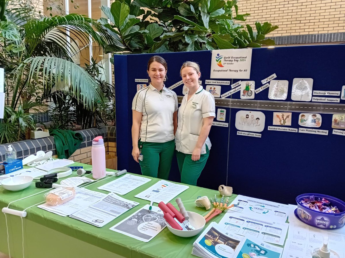 Happy World OT Day to you all! Our dept held an adaptive aid quiz for hospital staff and visitors. SLTs and physios were neck and neck near the end, but SLTs took home the prize!

#worldOTday #OccupationalTherapyforall