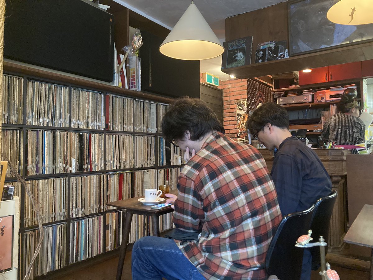 Tokyo, Oct 28, 2024. Masako. My first ever visit to a real jazz kissa. Order a drink or coffe, sit down, be immersed by great music through an impressive hifi system. This is my cup of tea. First record played was Elvin Jones - Coalition. Thank you <a href="/NickDwyer/">Nick Dwyer</a>