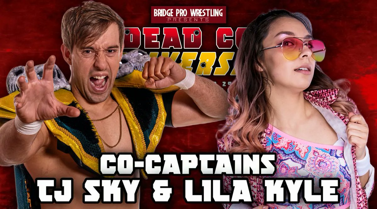 BridgeProWres's tweet photo. 🚨🚨🚨 MATCH ANNOUNCEMENT 🚨🚨🚨

BATTLE FOR THE BRIDGE RETURNS! 😍

10 MAN ELIMINATION TAG. 👌🏻

TJ &amp; LILA'S TEAM VS JAY CEE'S TEAM. 🔥

A HUGE TAG. FOR A HUGE SHOW. 

🎟️:
https://t.co/gdEyF2Bfou https://t.co/0V9tqcDJY4