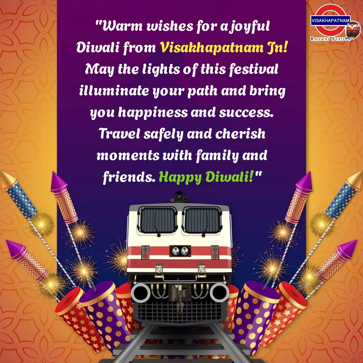 <a href="/Eswararao2517/">❤Indian Rail Lover❤🚂🚋🚃🚋🚃🚋🚃❤</a> <a href="/Visakhavaasi/">Anonymous🍥</a> <a href="/Chikudasji/">Chiku Das, Social Worker (Sabka Das- Chiku Das)</a> <a href="/_Waltair2911/">Random Guy</a> <a href="/shark_mendy/">VIZAG For ALL</a> <a href="/GopiKishorRaja2/">GopiKishorRaja</a> <a href="/VSKPJn/">Visakhapatnam Rail Users</a> <a href="/rail_fan_vskp/">Karun Induri-A Rf From VSKP🙏</a> <a href="/drmvijayawada/">Vijayawada Division</a> <a href="/vizaginsight/">Vizag Insight</a> <a href="/Karthikjillella/">🅹🅺 ☯</a> <a href="/13Irvamsi/">RAGHUVAMSI_2002 🚄</a> @raildhaba <a href="/EastCoastRail/">East Coast Railway</a> <a href="/ravitejak07/">Raviteja</a> <a href="/GMSERAILWAY/">GM/SER</a> <a href="/SCRailwayIndia/">South Central Railway</a> <a href="/RailMinIndia/">Ministry of Railways</a> <a href="/AshwiniVaishnaw/">Ashwini Vaishnaw</a> <a href="/VizagPanda/">VizagPanda</a> <a href="/eswarkanchu/">Eswar Kanchumurthi</a> <a href="/katam_ss/">Katam SS Chandra Rao</a> <a href="/UttamChakram/">సర్వే సంతు నిరామయాః</a> <a href="/CapitalofAndhra/">Vizag - True Capital of Andhra Pradesh</a> <a href="/VizagBrand/">#BrandVizag</a> <a href="/jinxed_jiggler/">Srinath Tudu</a> <a href="/saptagiriulaka/">Saptagiri Ulaka</a> <a href="/Odisha_Stories/">Odisha Stories</a> <a href="/odisha_tourism/">Odisha Tourism</a> <a href="/SWRRLY/">South Western Railway</a> <a href="/BJP4Andhra/">BJP ANDHRA PRADESH</a> <a href="/RailwaySeva/">RailwaySeva</a> <a href="/narendramodi/">Narendra Modi</a> <a href="/GVLNRAO/">GVL Narasimha Rao</a> <a href="/BJP4India/">BJP</a> <a href="/kishanreddybjp/">G Kishan Reddy</a> <a href="/drmsecunderabad/">DRM Secunderabad</a> <a href="/drmhyb/">Hyderabad Division</a> <a href="/PMOIndia/">PMO India</a> <a href="/DRMKhurdaRoad/">DRM KhurdaRoad</a> <a href="/DRMSambalpur/">DRMSambalpur</a> <a href="/DarshanaJardosh/">Darshana Jardosh</a> <a href="/DRMWaltairECoR/">DRMWALTAIR</a> <a href="/drmgtl/">DRM Guntakal</a> <a href="/BHK08/">Karthik</a> <a href="/sidelowerberth/">Daniel</a> Happy Diwali friends ❤️❤️