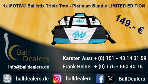 BallDealers's tweet photo. Ball Dealers Bowling Pro-Shop  -  MOTIV® Ballistix Triple Tote - Platinum Bundle LIMITED EDITION Bowlingtasche https://t.co/0HmE3WHbTK