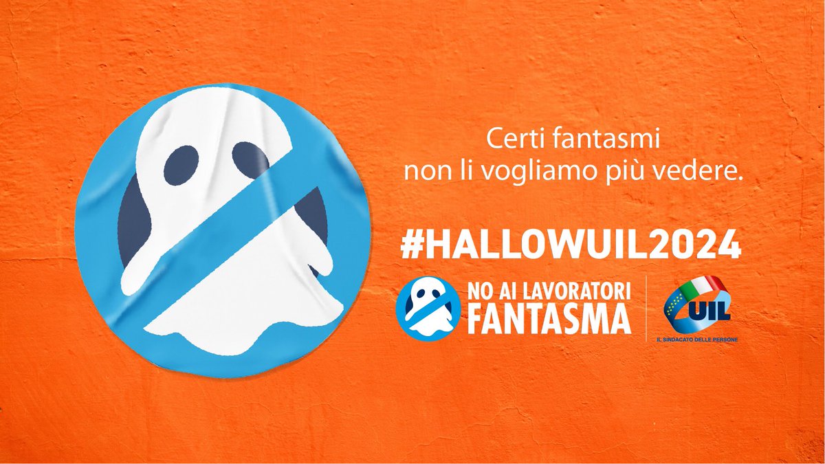 Diciamo #noailavoratorifantasma 
<a href="/UilMilanoLombar/">Uil Milano Lombardia</a> <a href="/Uiltrasporti_N/">UILTRASPORTI</a> <a href="/UILofficial/">Uil Nazionale</a>