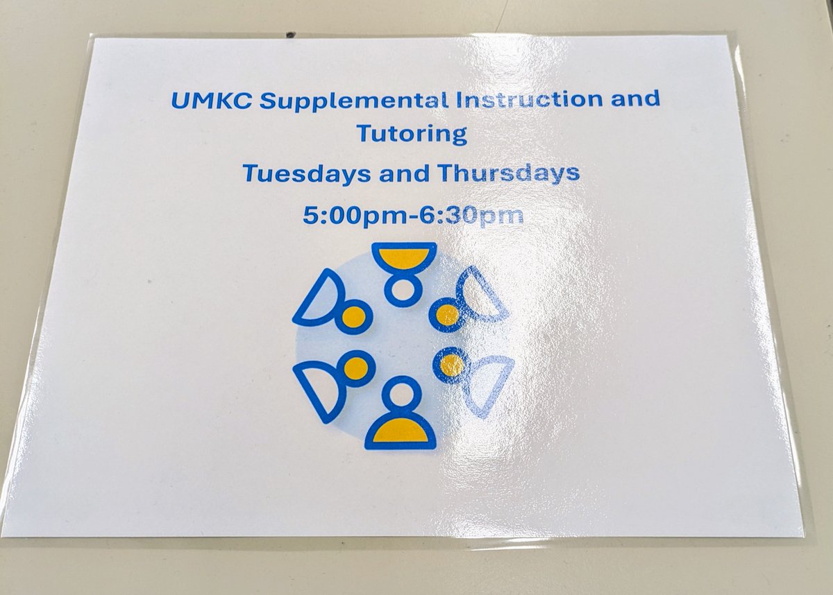 SI and Tutoring will be tabling at the #UMKCHSL on Tuesdays and Thursdays from 5:00-6:30pm.

A SI team member will be around the Health Sciences Library to assist students with tutoring as well as to promote SI and Tutoring services.

library.umkc.edu/hsl/