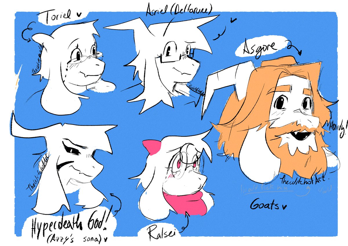 My goats... #DELTARUNE #undertale