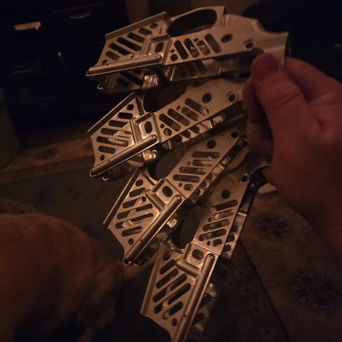 Happy Halloween! Freddy has nothing on these skeletonized lowers. Located in Harker Heights, we are a veteran-owned, family-run, home- and internet-based fully federally licensed firearms retailer and manufacturer. We offer gunsmithing, customization, custom orders and specialize