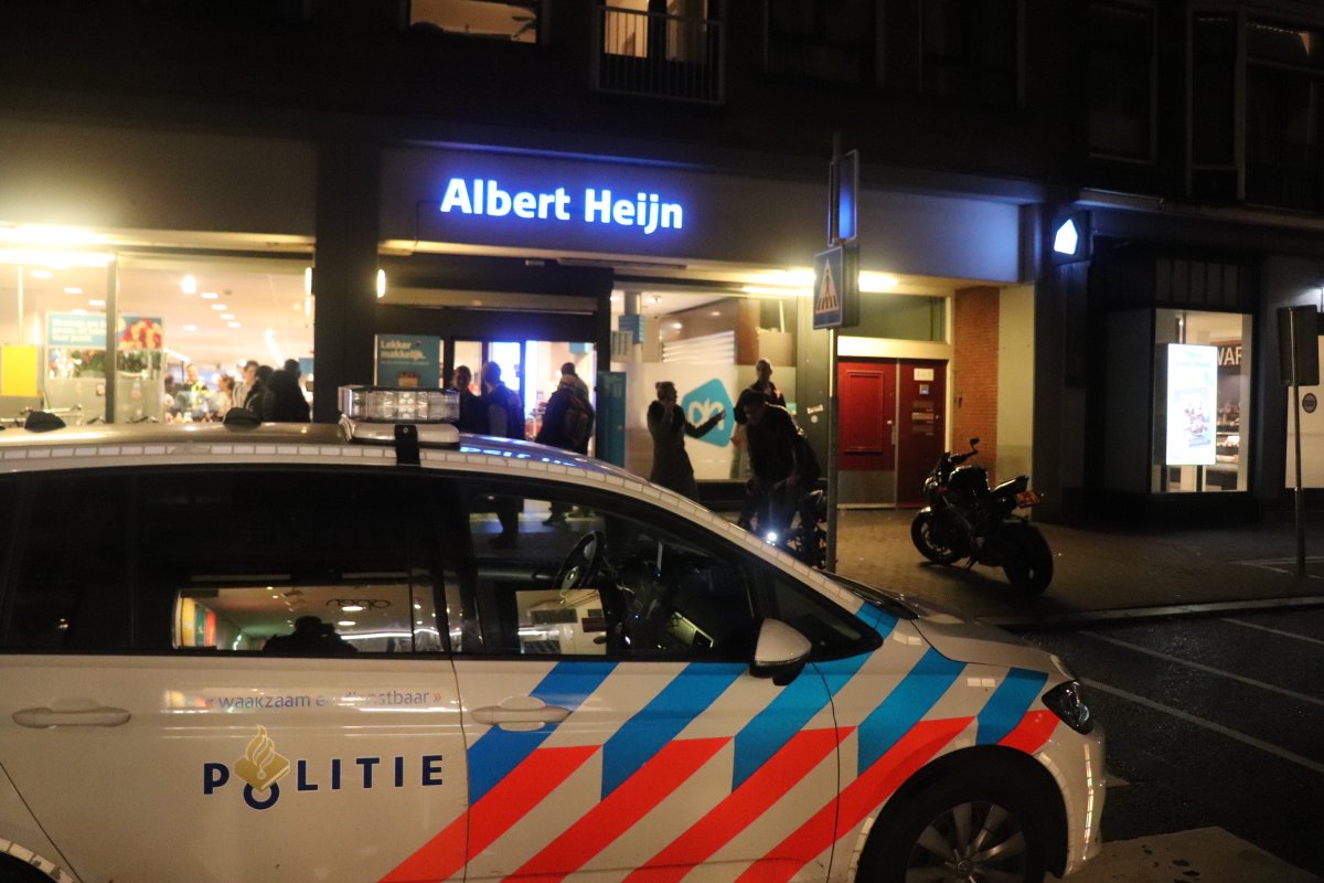 Overval op AH Supermarkt Haarlemmerdijk Amsterdam