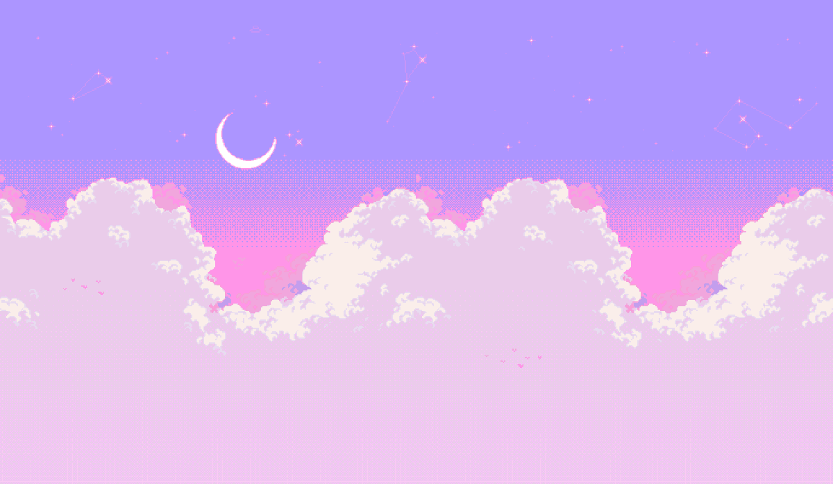pastel sky #pixelart
