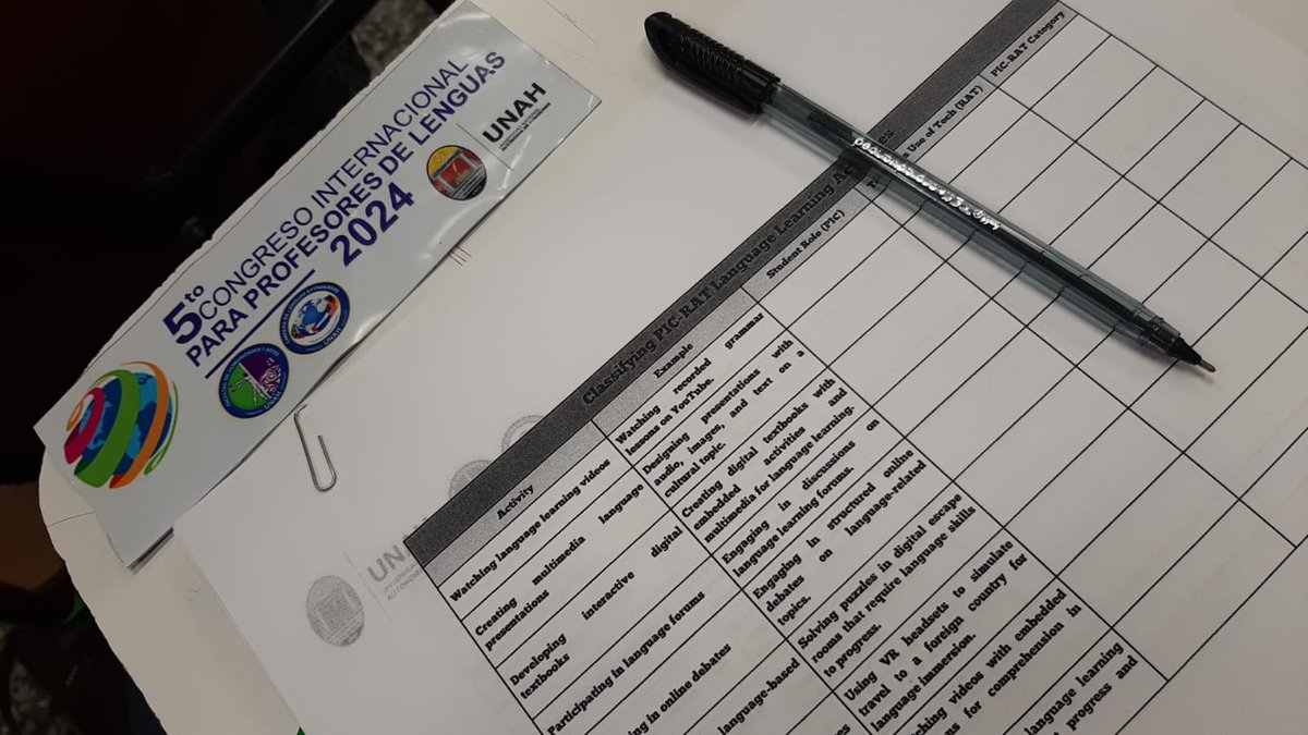 Day 1 presenting at the #Fifth_International_Congress_for_Languages_Teachers Honduras 🇭🇳 2024 

<a href="/UNAHoficial/">UNAH Universidad Nacional Autónoma de Honduras</a> <a href="/argeturv/">ARGET</a>