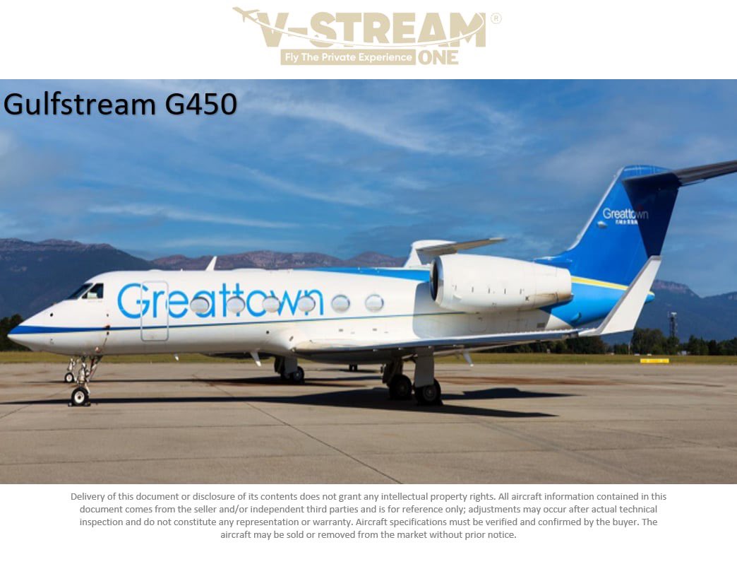 vstreamaviatio1's tweet photo. Aircraft G450 is for sale at V-Stream Aviation✈️ https://t.co/H1UmWEkMrX