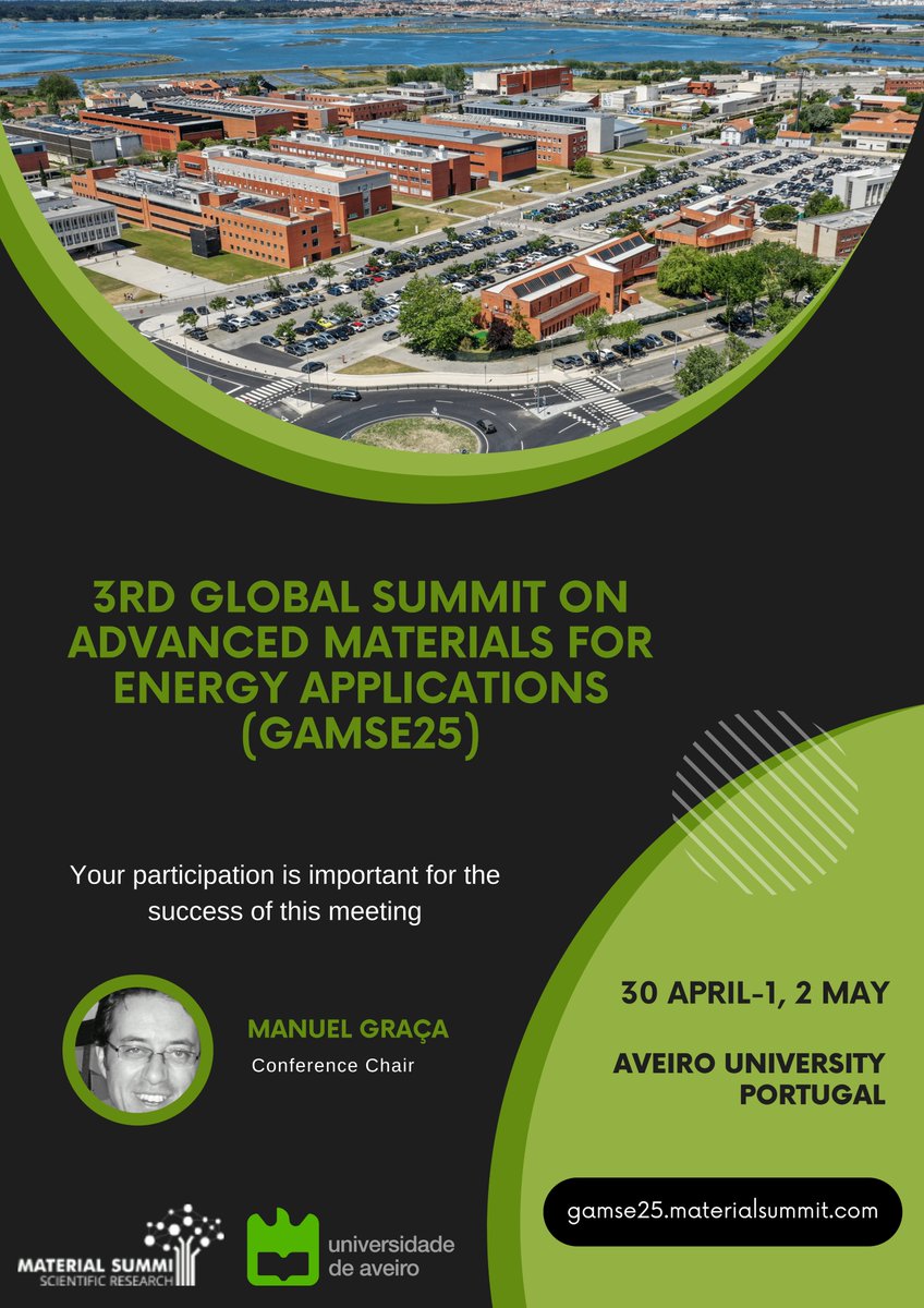 Submission is open. gamse25.materialsummit.com