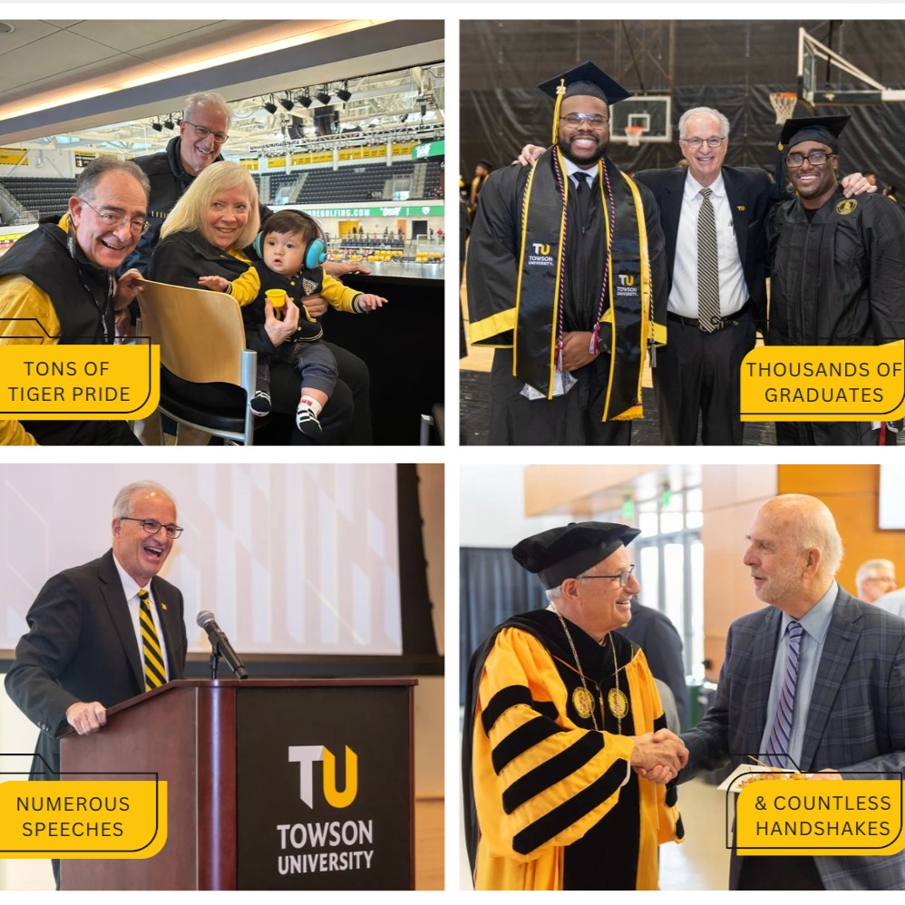 Today marks ONE YEAR since Mark Ginsberg joined Towson University as the 15th president! #TUproud
