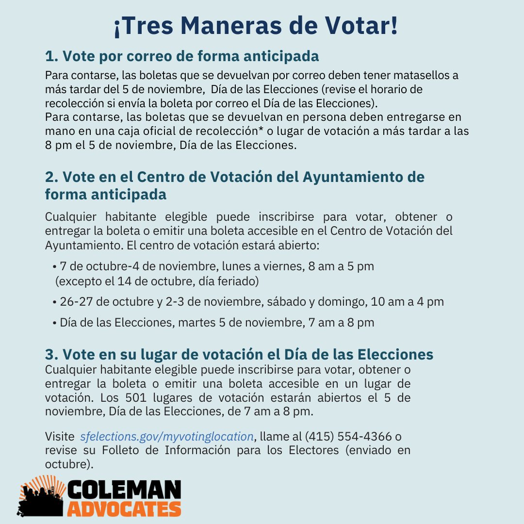 We're ramping up our voter outreach as we near November 5th! There are still 6 days left to vote early. Drop your ballot off in a secure Ballot Box around the city, or vote in person at City Hall! On Nov. 5th, you can drop it off at any polling place as well.