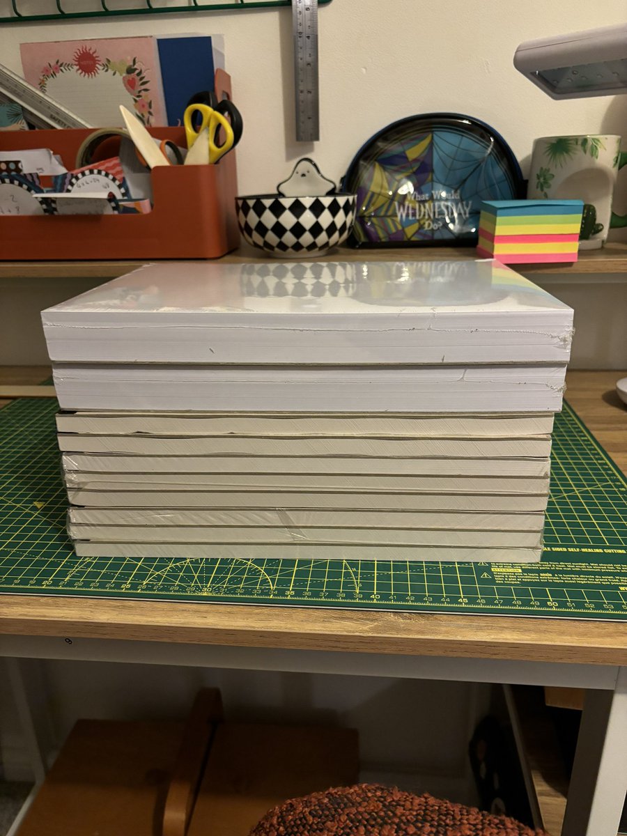Paper delivery!! 

I’ve managed to get some short grain lined paper. That is as rare as hens teeth. (Unless you want to spend a million pounds) A5 lined hardcover notebooks coming up!